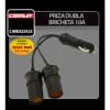 Priza dubla bricheta 12-24V 10A Carpoint