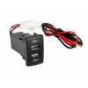 Priza dubla USB incorporabila 12/24V camion - Scania