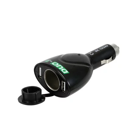 Priza tripla bricheta Duo-3 12V + USB