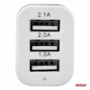 Priza tripla USB alb PCH-03