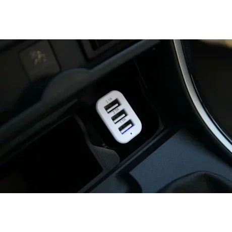 Priza tripla USB alb PCH-03