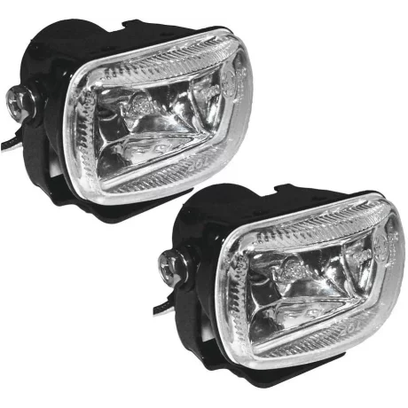 Proiectoare auto rectangulare albe Carpoint 12V 2buc