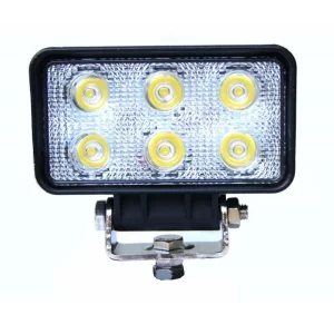 Proiector cu LED din metal dreptunghiular 18W 12/24V Kamar