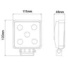 Proiector cu LED din metal patrat 15W 10/30V Kamar