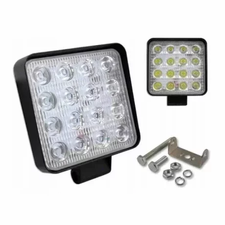 Proiector din metal patrat 16LED 12/24V