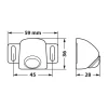 Proiector mers inapoi cu LED multifunctional - 12/30V