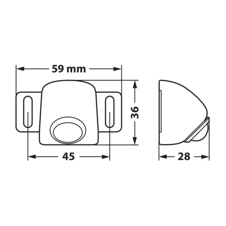 Proiector mers inapoi cu LED multifunctional - 12/30V