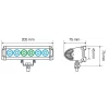 Proiector WL-5 din metal 6LED - 10/30V - Alb