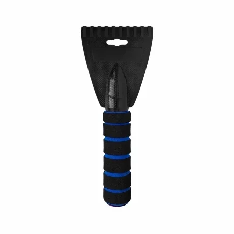Razuitor gheata parbriz cu maner buretat S4 - 24cm - Negru/Albastru