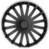 Set capace roti auto Cridem Crystal SO 4buc - Negru/Argintiu - 16&#039;&#039;
