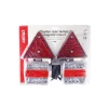 Set lampi stop LED cu magnet si cablu 7,5m 12V cu catadioptri triunghiulari, 2buc Amio