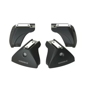Set picioare Evos LP cu profil redus, pentru toata gama de bare portbagaj Nordrive, 4buc