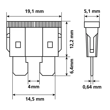 Set sigurante plate 10buc - Lampa