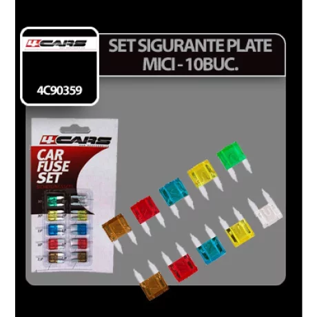 Set sigurante plate mici 10buc - 4Cars