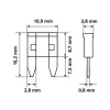 Set sigurante plate mici 10buc - 4Cars