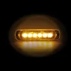 Stroboscop multifunctional 6LED 12/24V - Portocaliu