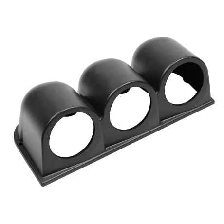 Suport 3 instrumente bord X3 (52mm) - Negru