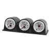 Suport 3 instrumente bord X3 (52mm) - Negru