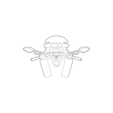 Suport fixare in coloana de directie Opti Tube pentru carcase telefon mobil Opti Case