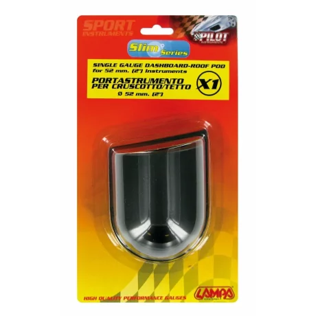 Suport instrument bord X1 (52mm) - Negru