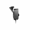 Suport telefon mobil cu ventuza, cap rotativ, incarcare Wireless Qi inductiva