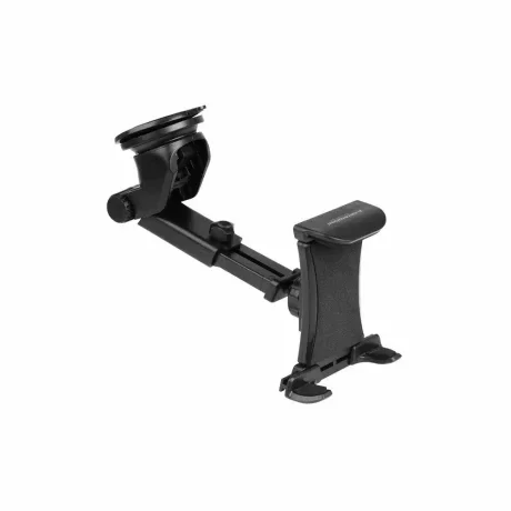 Suport telefon mobil cu ventuza, deschidere 100-200mm, cu ajustare in 6 puncte, Negru