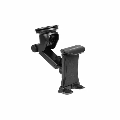 Suport telefon mobil cu ventuza, deschidere 100-200mm, cu ajustare in 6 puncte, Negru