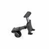 Suport telefon mobil cu ventuza, deschidere 100-200mm, cu ajustare in 6 puncte, Negru