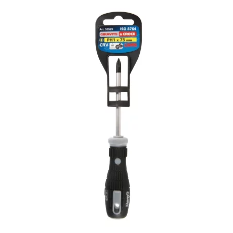 Surubelnita cu cap cruce Crom-Vanadiu Lampa 1buc - PH1x75mm