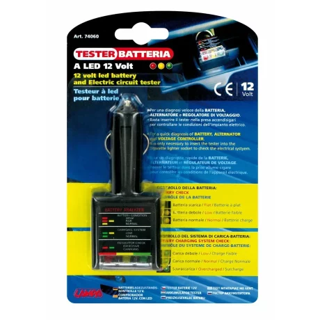 Tester stare si incarcare acumulator Lampa 12V