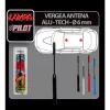 Vergea antena Alu-Tech - O 6mm - Negru