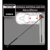 Vergea antena (AM/FM) 4Cars - 40cm - O 5mm