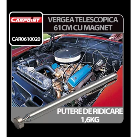 Vergea telescopica 61cm cu magnet