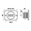 Voltmetru digital acumulator Ext-9 - 6/30V