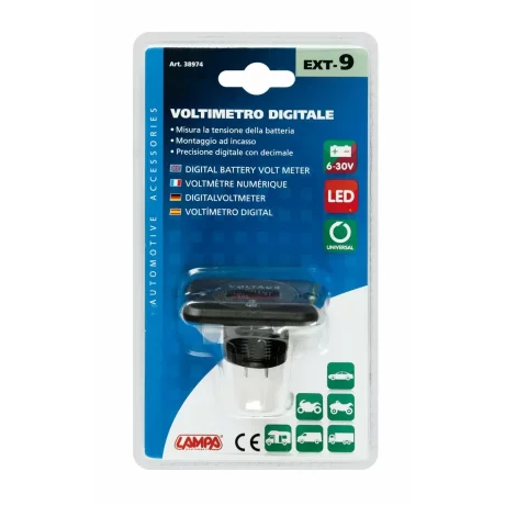 Voltmetru digital acumulator Ext-9 - 6/30V
