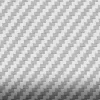 Autocolant folie fibra de carbon 3D, 100x150cm - Carbon/Argintiu