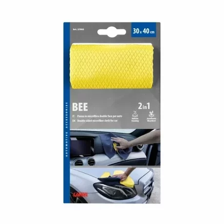 Laveta microfibra fata-verso Bee - 30x40cm