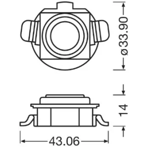 ADAPTOR BEC H7 LED MERCEDES, OPEL, VW OSRAM