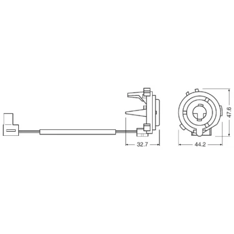 ADAPTOR BEC H7 LED SEAT, VW OSRAM