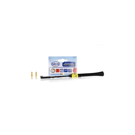 ANTENA AUTO EXTERIOR NEAGRA 23CM CU 2 ADAPTOARE (5-6MM)