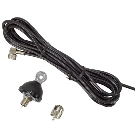 ANTENA CB PNI S75 CU FLUTURE, CU MONTURA, CABLU SI MUFA PL