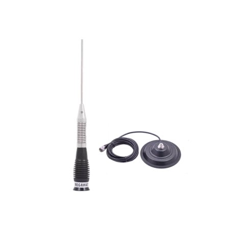 ANTENA RADIO CB MEGAWAT ML100 BLACK CU MAGNET INCLUS