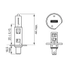 BEC 12V H1 55W PURE LIGHT BOSCH