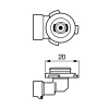 BEC 12V H10 42W PURE LIGHT BOSCH