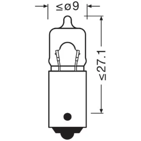 BEC 12V H10W ORIGINAL SET 10 BUC OSRAM