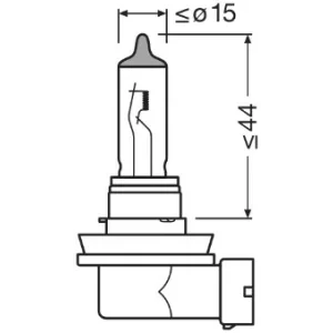 BEC 12V H11 55 W ORIGINAL OSRAM