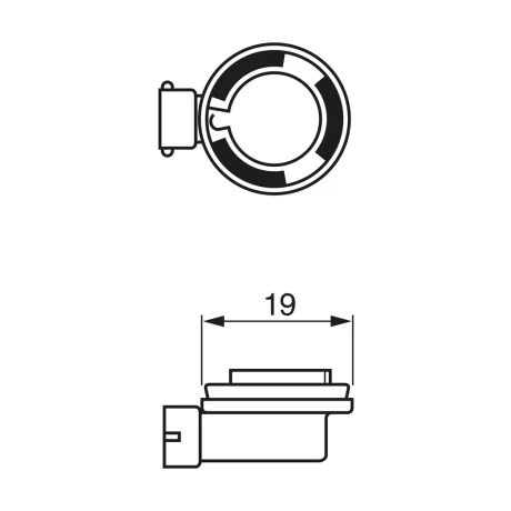 BEC 12V H11 55W PURE LIGHT BOSCH