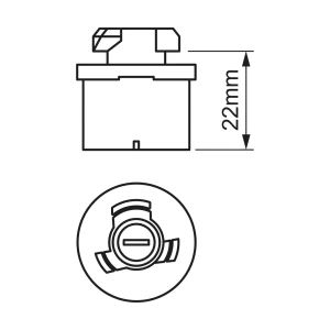 BEC 12V H27W/1 27W PURE LIGHT BOSCH