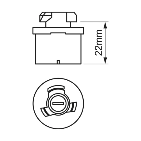 BEC 12V H27W/1 27W PURE LIGHT BOSCH