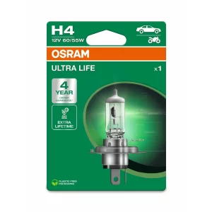 BEC 12V H4 60/55 W ULTRA LIFE BLISTER 1 BUC OSRAM